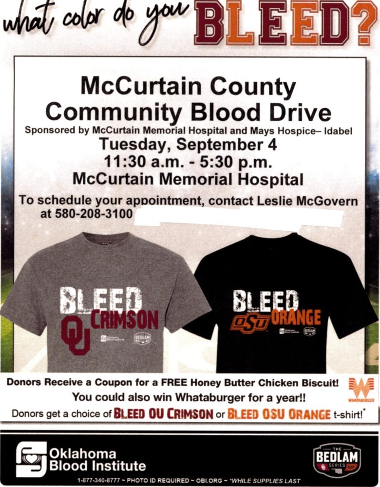 McCurtain County Blood Drive