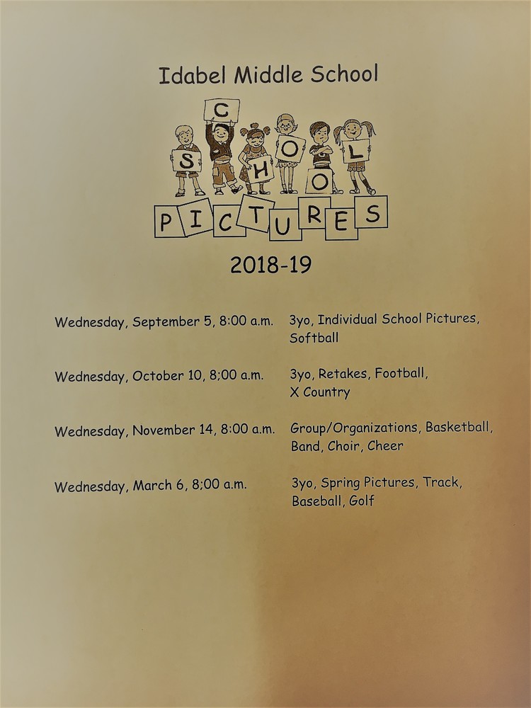 Picture Day Schedule