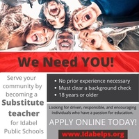 We Need You!